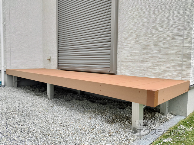 京都府亀岡市ののウッドデッキ リウッドデッキ 200 施工例