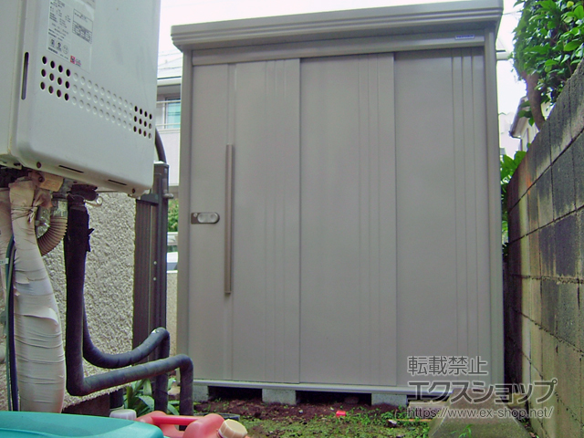 千葉県八千代市のの物置・屋外倉庫 Mr.ストックマンダンディ 一般型 1832×1222×2110（ND-1812） ND-1812-W 施工例