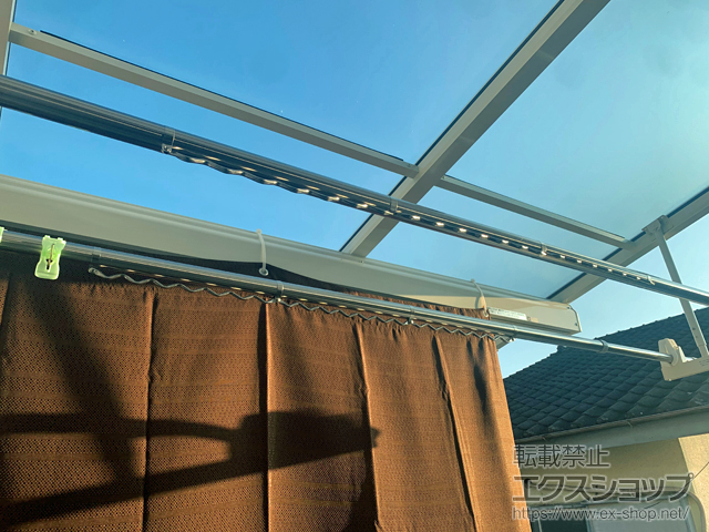 埼玉県さいたま市ののバルコニー・ベランダ屋根 ソラリア F型 屋根タイプ 単体 積雪〜20cm対応 施工例