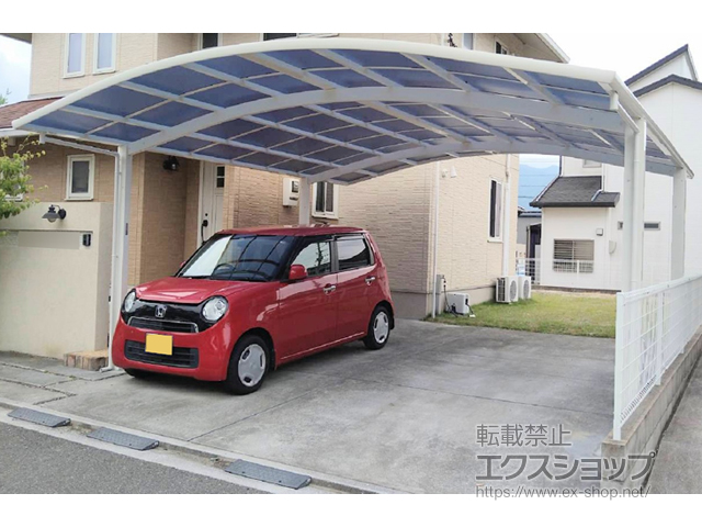 福岡県直方市ののカーポート レイナツインポートグラン　積雪〜20cm対応 施工例