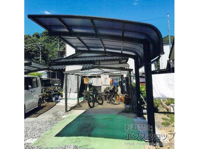 熊本県上天草市のValue Selectのカーポート プレシオスポート アルファ 積雪～20cm対応 施工例