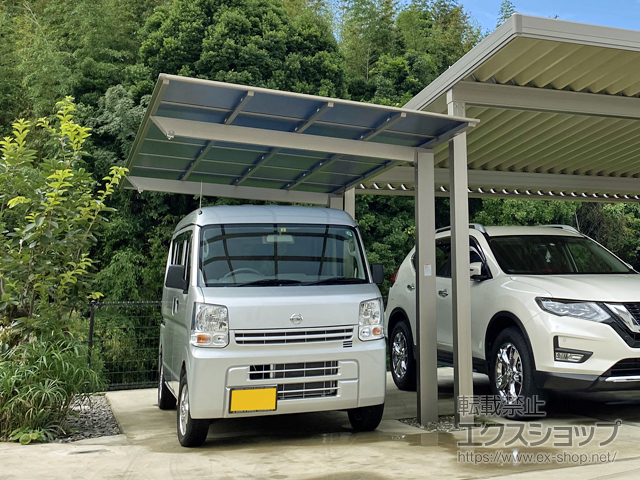 和歌山県御坊市ののカーポート ソリッドポート 積雪〜20cm対応 施工例