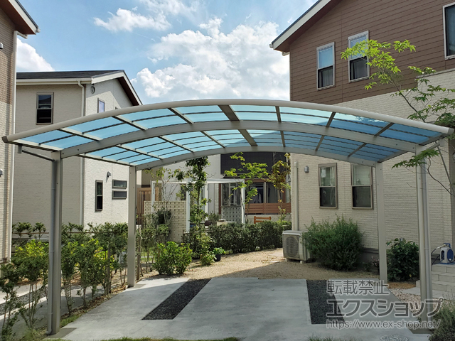 滋賀県大津市ののカーポート レイナツインポートグラン　積雪〜20cm対応 施工例