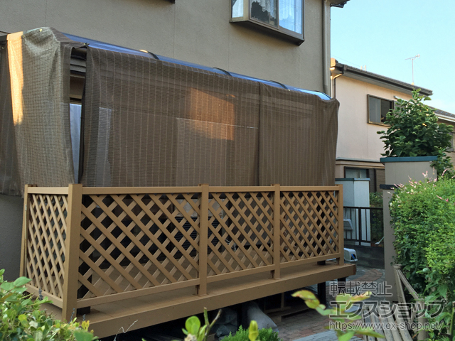 滋賀県大津市ののテラス屋根 ソラリア R型 テラスタイプ 単体 積雪〜20cm対応 施工例