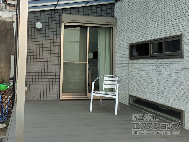 京都府宇治市ののウッドデッキ リウッドデッキ 200 施工例