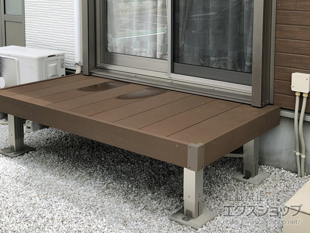 三重県鈴鹿市ののウッドデッキ マージウッドデッキ 施工例