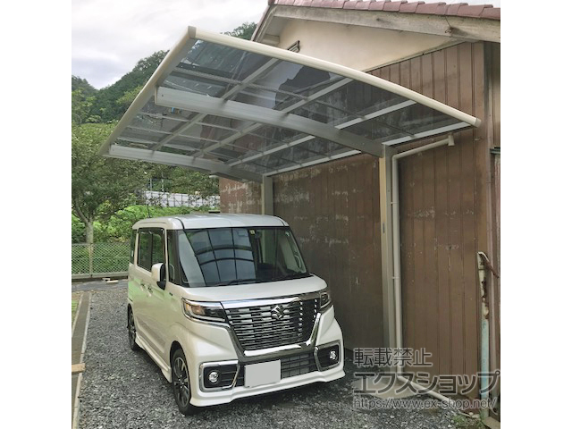 東京都八王子市ののカーポート プレシオスポート 積雪〜20cm対応 施工例