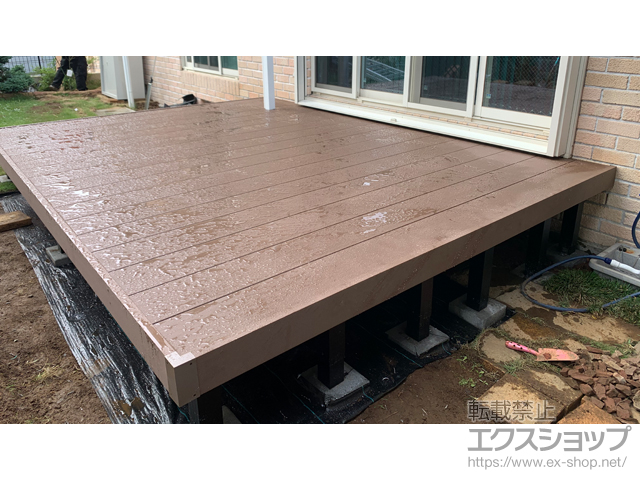 神奈川県川崎市ののウッドデッキ リウッドデッキ 200 施工例