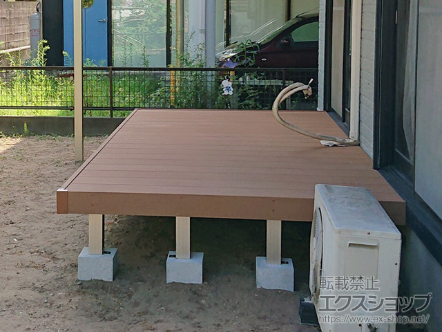 兵庫県姫路市ののウッドデッキ リウッドデッキ 200 施工例