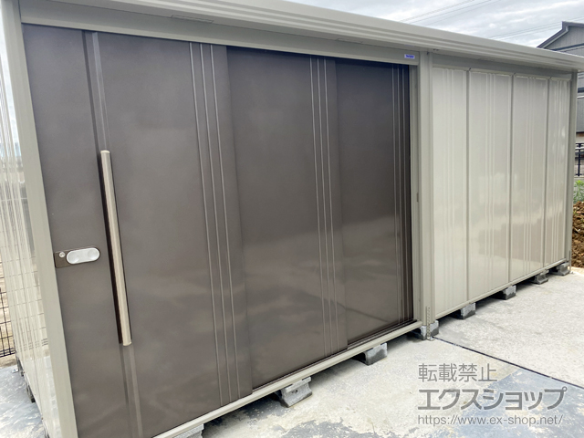 新潟県上越市のの物置・屋外倉庫 Mr.ストックマンダンディ 一般型 結露減少型 5079×1922×2110（ND-Z5019） ND-Z5019-B 施工例