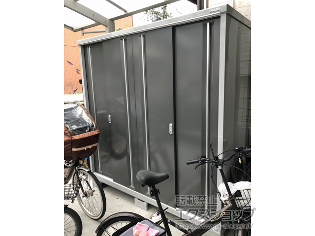 兵庫県尼崎市のの物置・屋外倉庫 シンプリー 一般型 1940×755×1903（MJX-197E-P） MJX-197E-P-PG 施工例