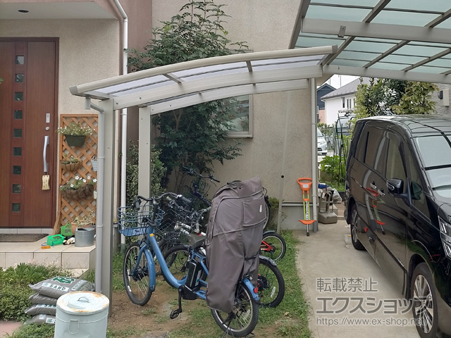 東京都調布市ののサイクルポート・駐輪場 プレシオスポート ミニ 積雪〜20cm対応 施工例