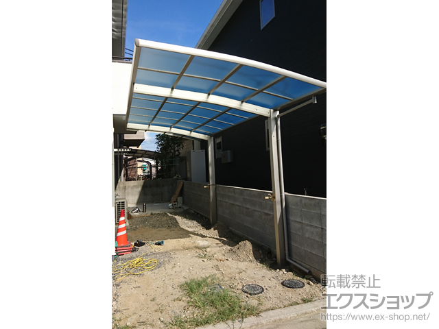 愛媛県松山市ののカーポート レイナポートグラン　積雪〜20cm対応 施工例
