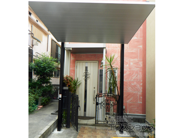 東京都北区ののサイクルポート・駐輪場 カーポートSCミニ 積雪20cm 施工例