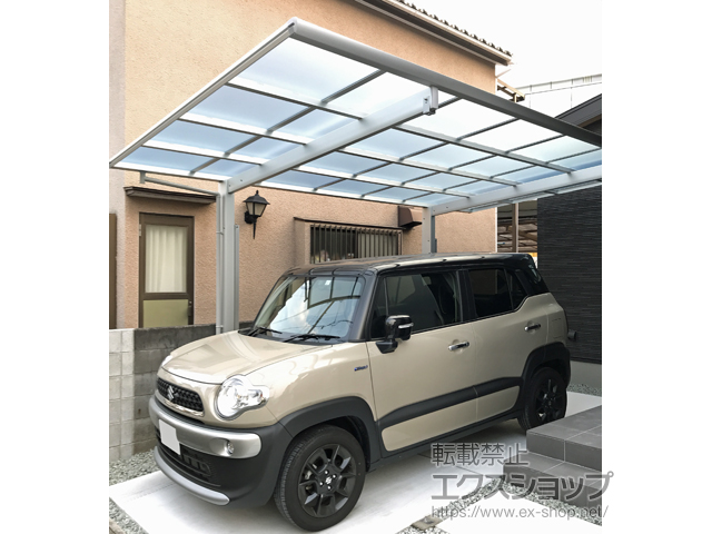 兵庫県宝塚市ののカーポート エフルージュグラン　積雪〜20cm対応 施工例