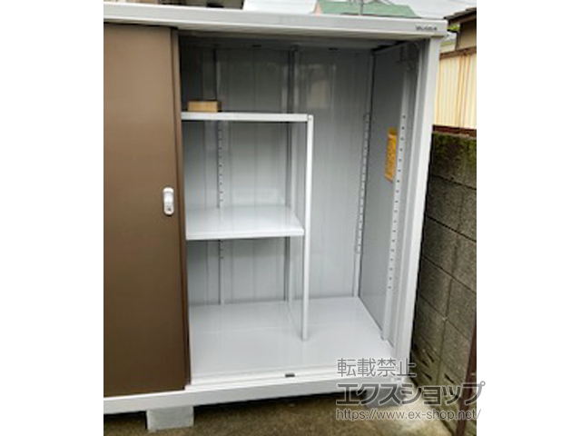 東京都練馬区のの物置・屋外倉庫 シンプリー 一般型 2160×755×1603（MJX-217DP） MJX-217DP-TB 施工例