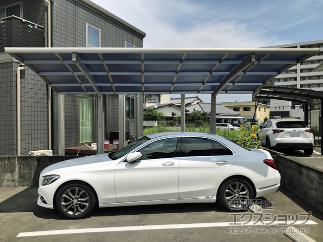 宮崎県宮崎市ののカーポート プレシオスポート 積雪〜20cm対応 施工例