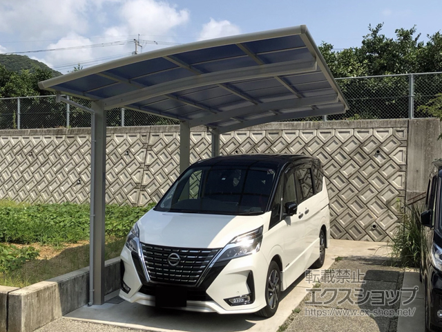 長崎県長崎市ののカーポート レイナポートグラン 延長　積雪〜20cm対応 施工例