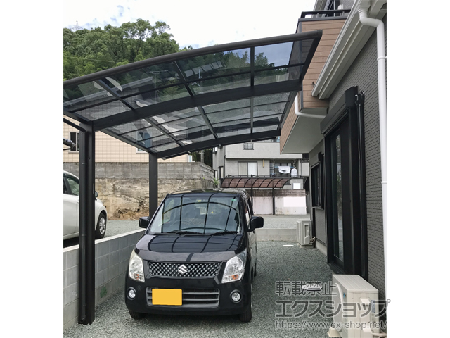 熊本県熊本市ののカーポート プレシオスポート 積雪〜20cm対応 施工例