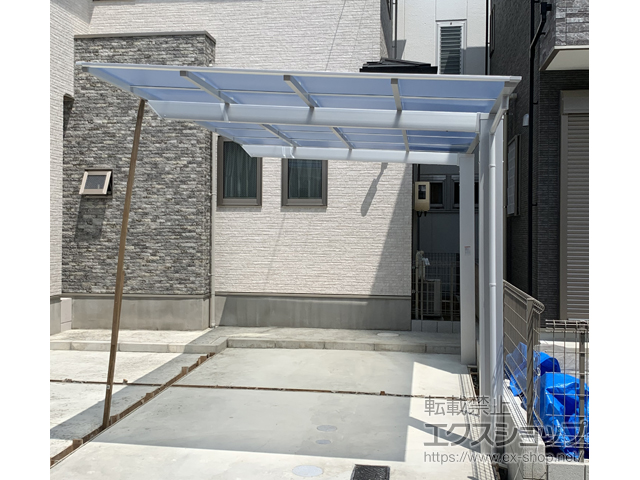 愛知県名古屋市ののカーポート ソリッドポート 積雪〜20cm対応 施工例