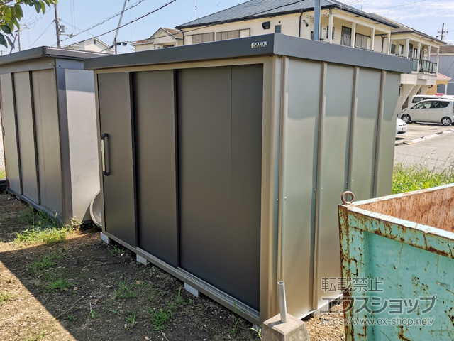 兵庫県明石市のの物置・屋外倉庫 エスケーエイト SK8-130 一般型 2600×1600×1940 SK8-130-GK 施工例