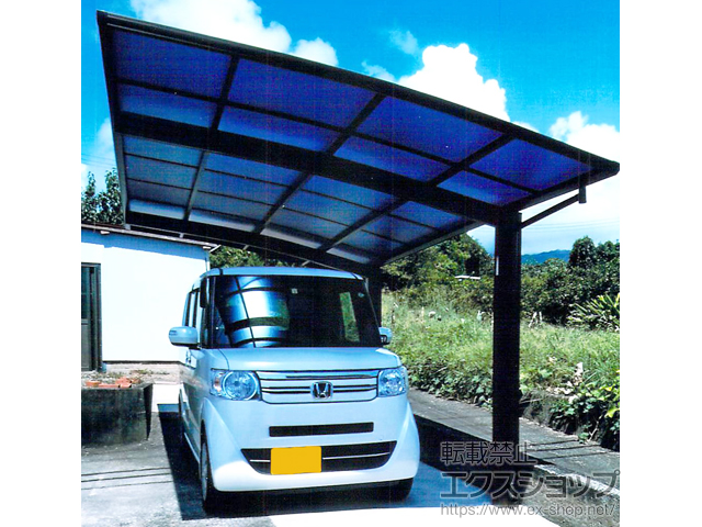 三重県南牟婁郡御浜町ののカーポート プレシオスポート 積雪〜20cm対応 施工例