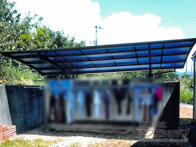 三重県南牟婁郡御浜町ののカーポート プレシオスポート 積雪〜20cm対応 施工例