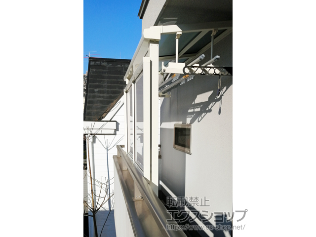 東京都品川区ののバルコニー・ベランダ屋根 スピーネ F型 屋根タイプ 単体 積雪〜20cm対応 施工例