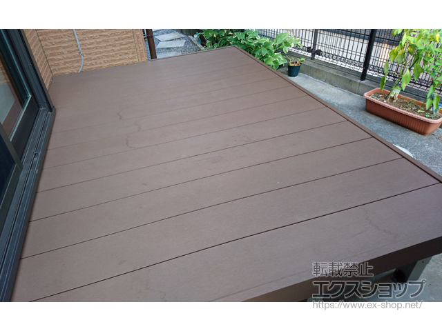 東京都東村山市ののウッドデッキ リウッドデッキ 200 施工例