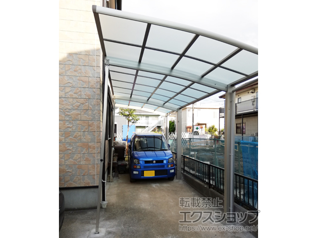 茨城県つくば市ののカーポート レイナポートグラン 延長　積雪〜20cm対応 施工例