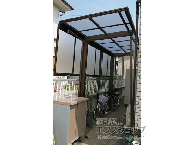 茨城県古河市のYKKAPのカーポート エフルージュグラン　積雪～20cm対応 施工例