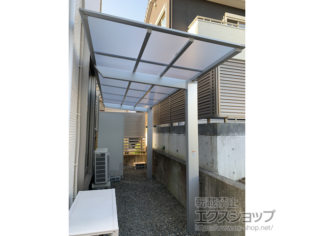 静岡県静岡市ののカーポート ソリッドポート 積雪〜20cm対応 施工例