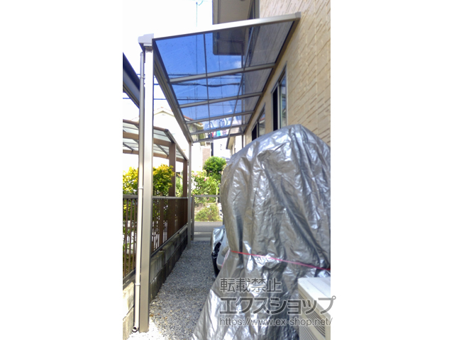 滋賀県大津市ののテラス屋根 スピーネ F型 テラスタイプ 単体 積雪〜20cm対応 施工例