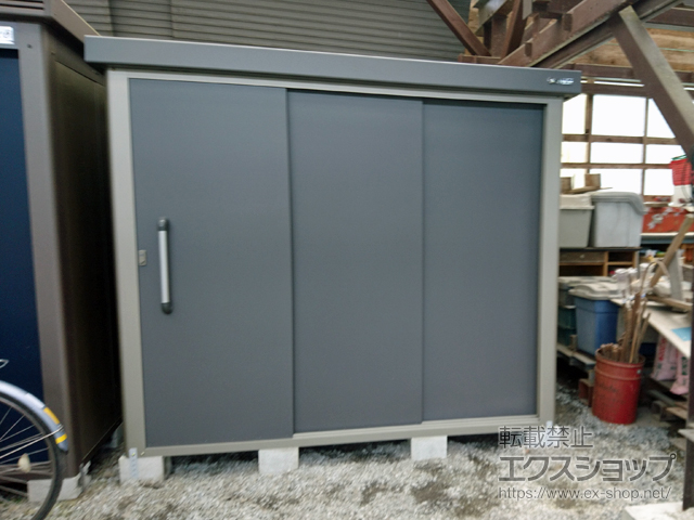 栃木県鹿沼市のの物置・屋外倉庫 エスケーエイト SK8-100 一般型 2200×1600×1940 SK8-100-GK 施工例