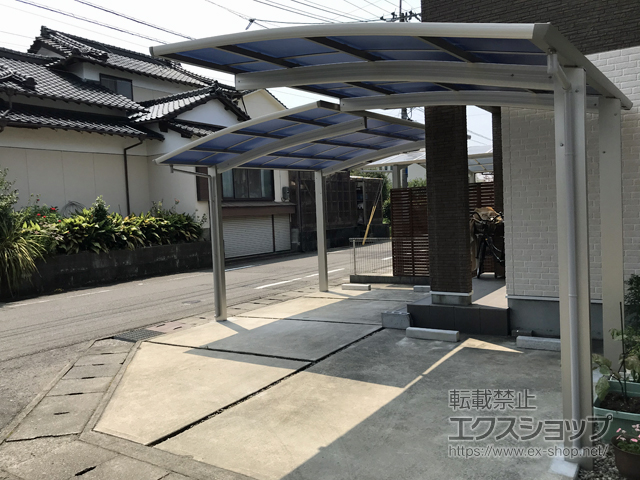 大分県大分市ののカーポート プレシオスポート 積雪〜20cm対応 施工例