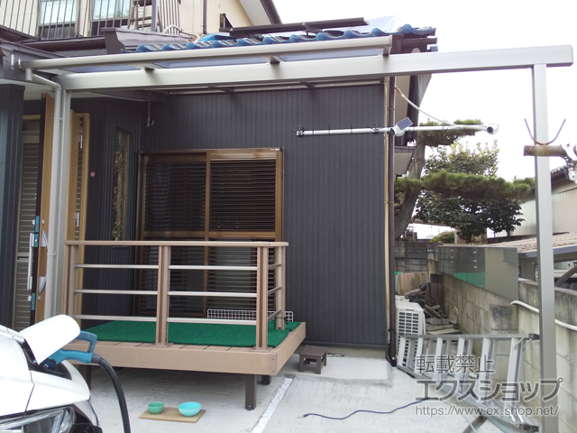 往復送料無料 エクステリアのキロYahoo 店YKK テラス屋根 ソラリア 1間