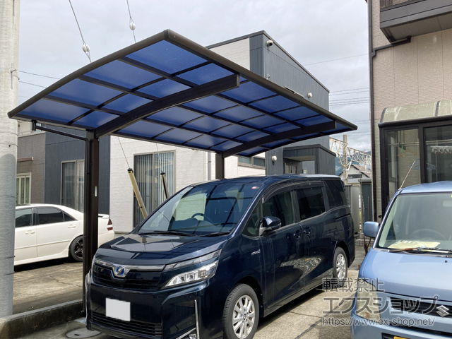 静岡県沼津市ののカーポート プレシオスポート 積雪〜20cm対応 施工例