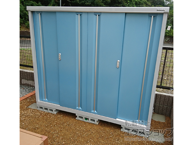 長崎県諫早市のの物置・屋外倉庫 シンプリー 一般型 1940×755×1603（MJX-197D-P） MJX-197D-P-AB 施工例