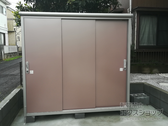 東京都東村山市のの物置・屋外倉庫 エスモ 一般型 2100×750×1959（ESE-2107A） ESE-2107A-MR 施工例