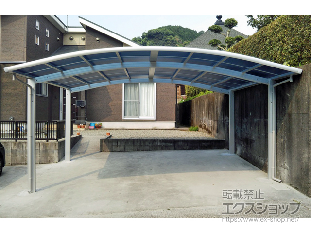 鹿児島県鹿児島市ののカーポート レイナツインポートグラン　積雪〜20cm対応 施工例