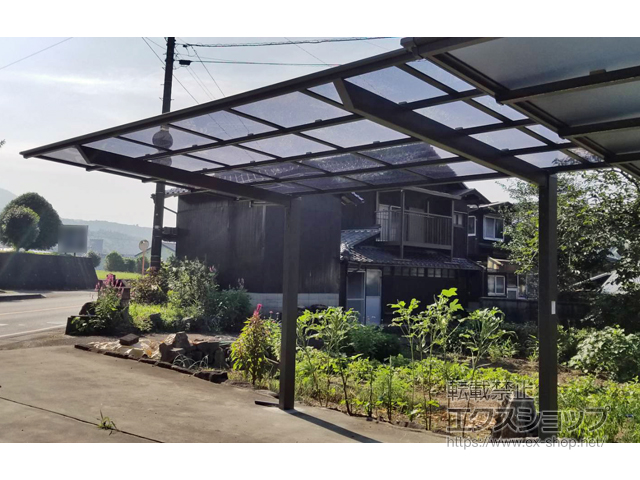 佐賀県武雄市ののカーポート ソリッドポート 積雪〜20cm対応 施工例