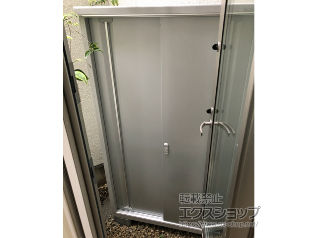 千葉県船橋市のの物置・屋外倉庫 シンプリー 一般型 1100×615×1903（MJX-116E-P） MJX-116E-P-FS 施工例