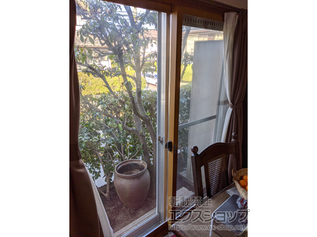 大阪府堺市のの二重窓（内窓） プラメイクE2 引違い2枚建 テラスタイプ 施工例