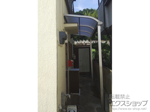 埼玉県比企郡ときがわ町ののテラス屋根 プレシオステラスII R型 テラスタイプ 単体 積雪〜20cm対応 施工例