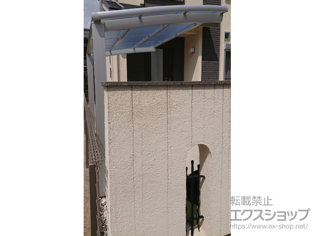 奈良県奈良市ののサイクルポート・駐輪場 ネスカRミニ (ラウンドスタイル) 積雪〜20cm対応 施工例