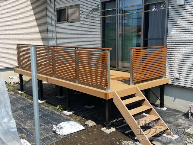 長野県諏訪郡原村ののウッドデッキ リウッドデッキ 200 施工例