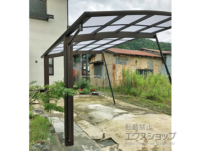 兵庫県豊岡市ののカーポート プレシオスポート 積雪〜20cm対応 施工例