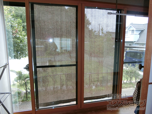 愛知県豊橋市のの二重窓（内窓） インプラス ダストバリア仕様 引違い窓 4枚建 施工例