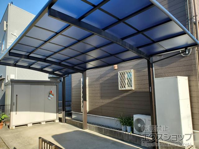 愛知県碧南市ののカーポート レイナポートグラン 延長　積雪〜20cm対応 施工例