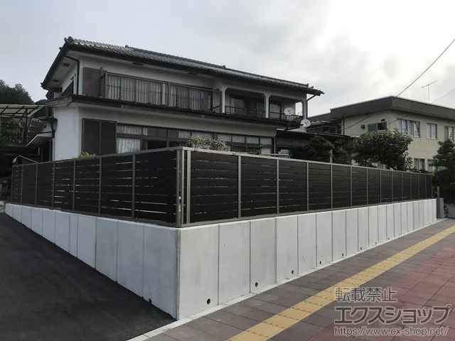 栃木県のLIXIL リクシル(TOEX)フェンス・柵・塀施工例(フェンス